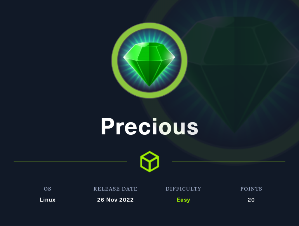 Precious – Hack The Box