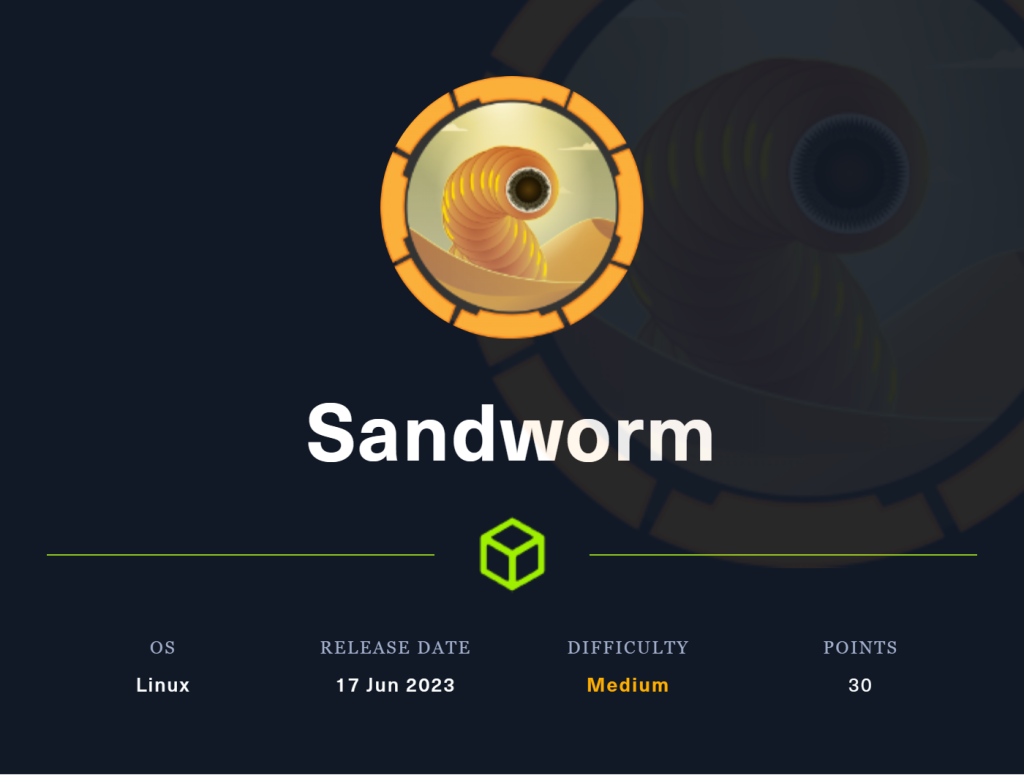 Sandworm – Hack The Box