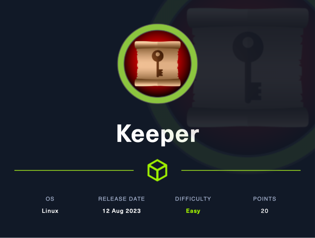 Keeper – Hack The Box