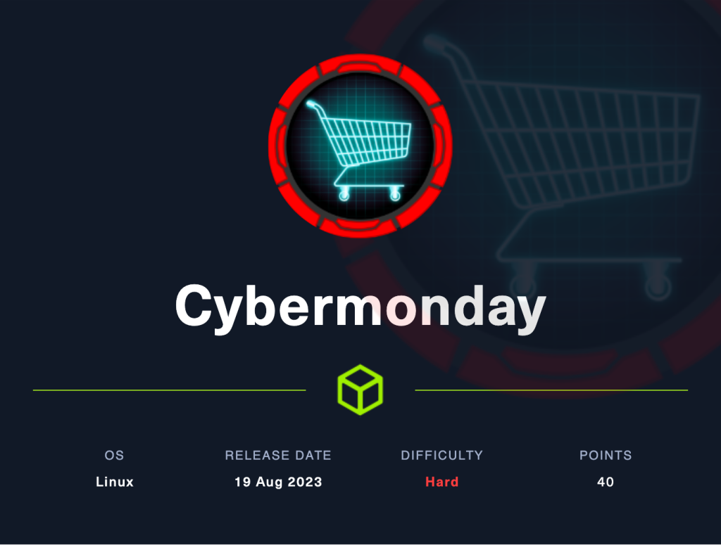 Cybermonday – Hack The Box
